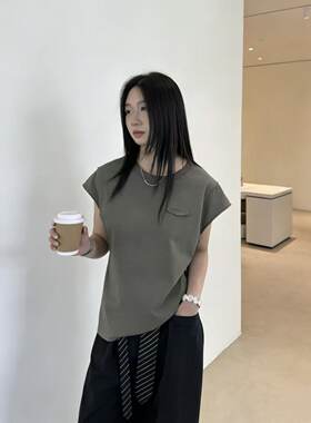 2026春夏新款韩版宽松显瘦圆领短袖T恤女百搭休闲上衣女