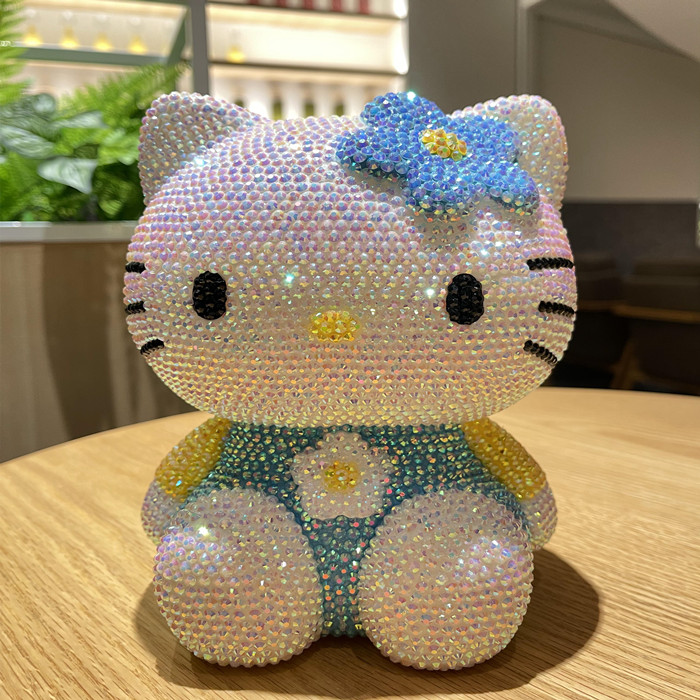 衣服卡通存钱罐DIY贴钻材料包