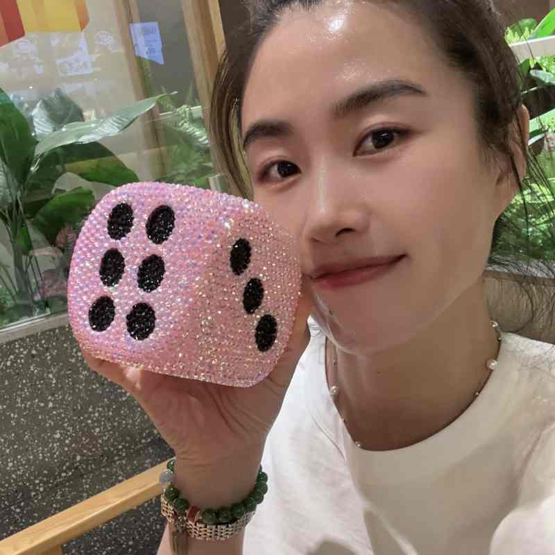 七彩发光骰子节能创意led小夜灯
