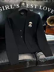 European Lafayette Brand Knitted Cardigan Sweater for Men, Spring and Autumn 2024 New High-End Trendy Casual Jacket for Men