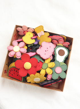 儿童碎发神器宝宝婴儿魔术贴发贴发饰可爱卡通发卡发夹女孩不伤发