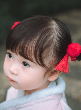 儿童格格流苏发夹头饰女童宝宝旗袍汉服发卡中国风式古风古装发饰