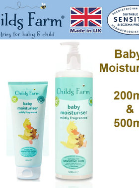 英国ChildsFarm儿童农场宝宝身体乳保湿滋润婴儿面霜秋冬补水嫩肤