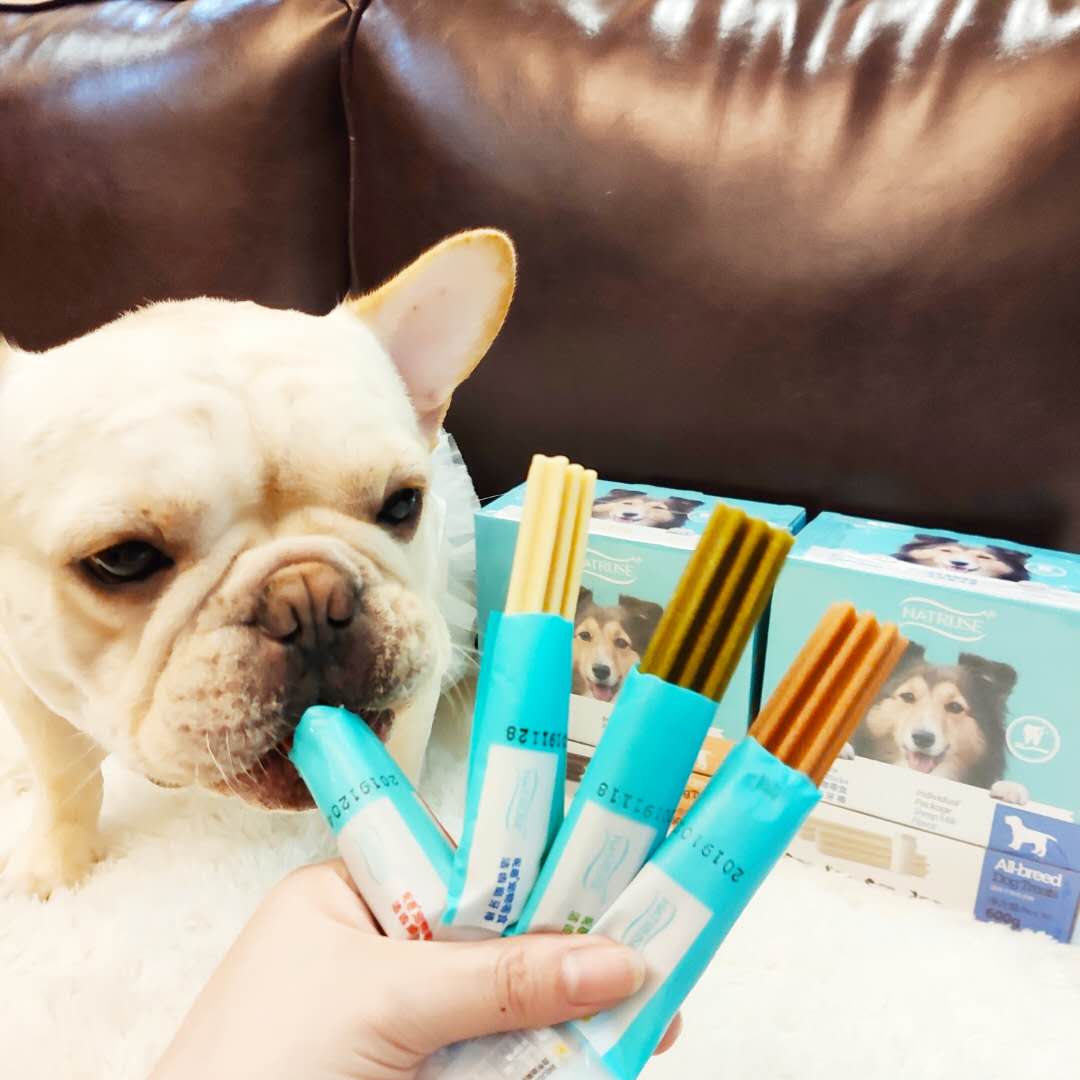 10支昵趣洁齿骨狗狗零食幼犬法斗泰迪除口臭磨牙棒补钙中小型耐咬