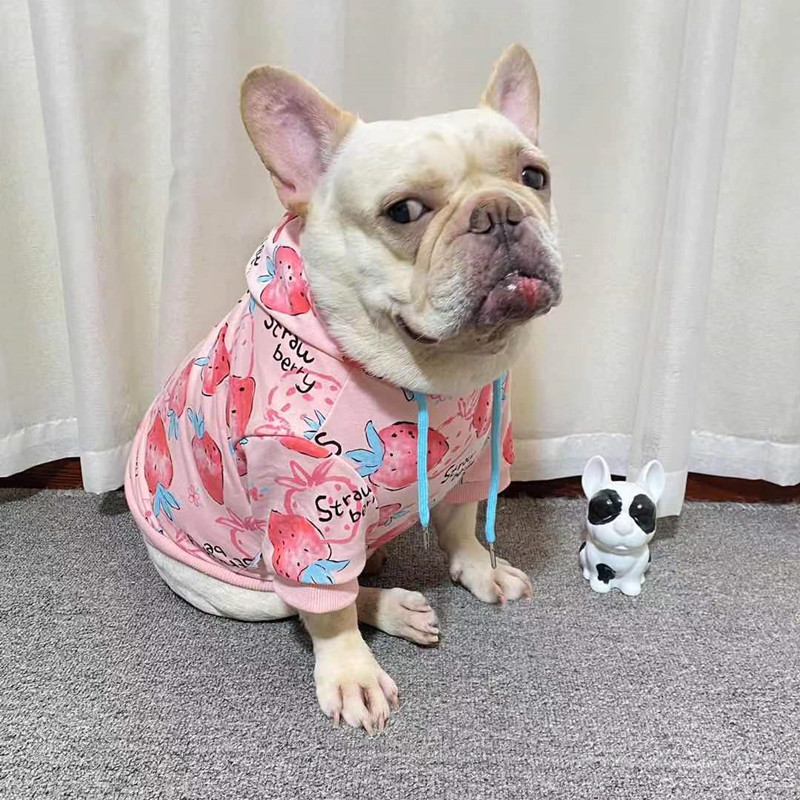 GOU狗狗棉质连帽卫衣胖狗服饰