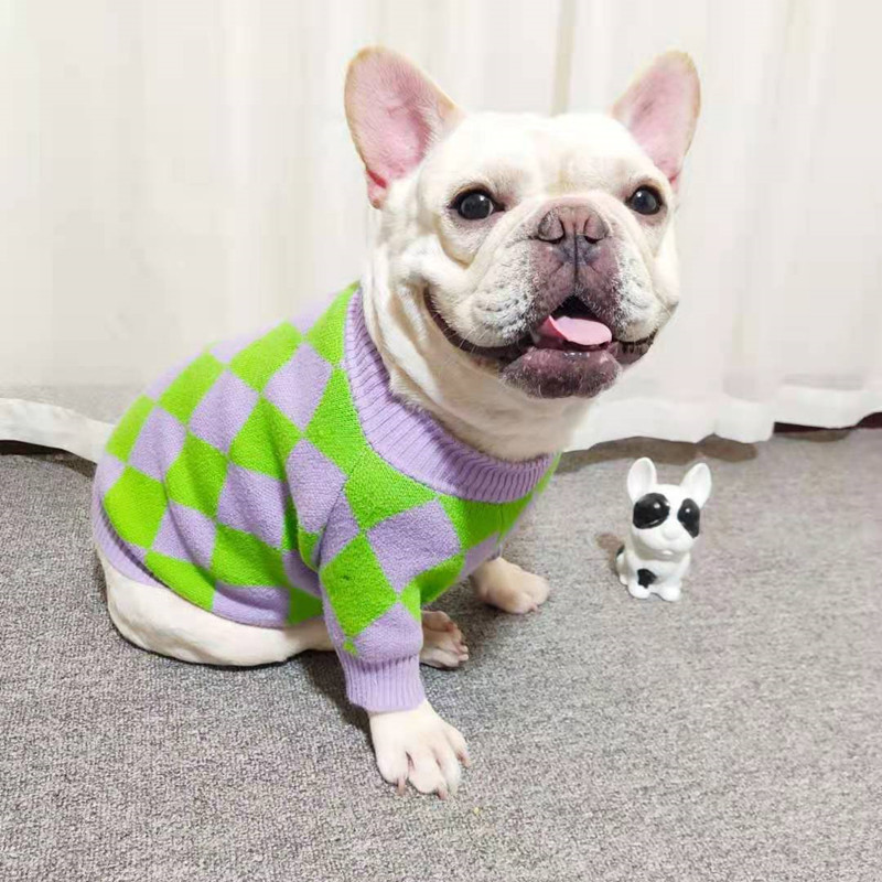 巴哥毛衣冬天保暖服饰小型犬法斗