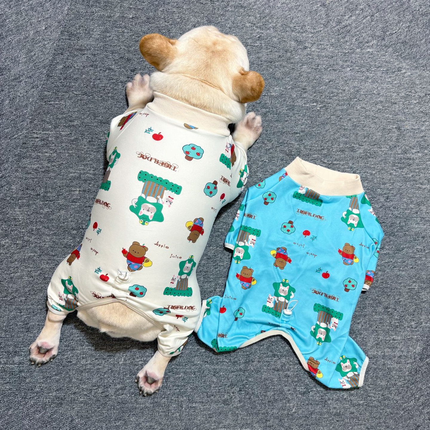 秋冬法斗巴哥犬四脚衣狗狗衣服