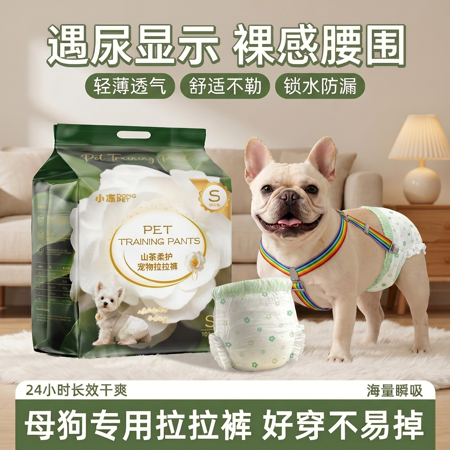 小型犬母狗尿不湿纸尿裤生理裤