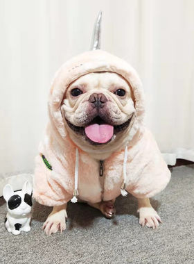 法斗西高地柴犬毛绒卫衣