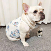 法斗衣服薄款 背心宠物狗狗吊带网眼衣服巴哥犬斗牛犬胖狗短体 夏季