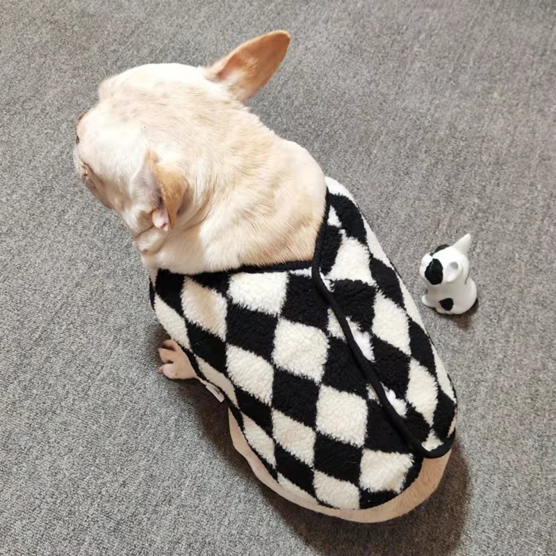 萌狗狗加绒加厚保暖马甲背心