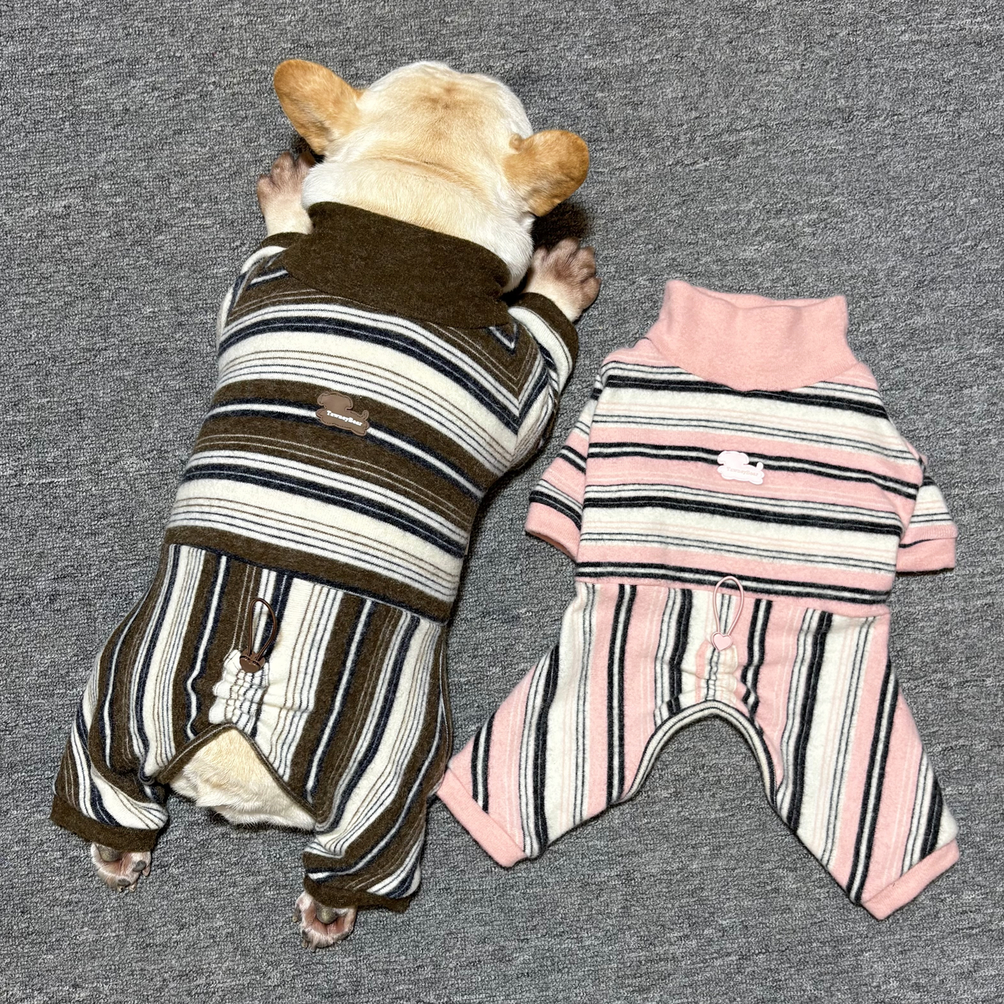 法斗巴哥秋冬加厚四脚衣防掉毛