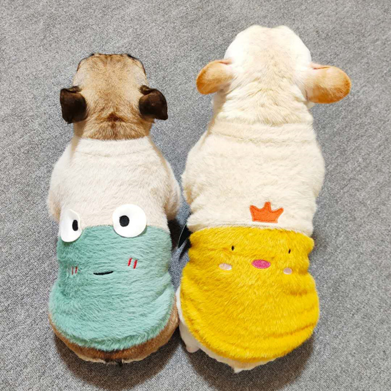 法斗巴哥加绒加厚衣服