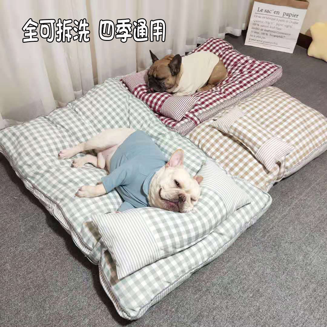 法斗狗窝宠物狗狗可拆洗四季通用中小型犬巴哥柴犬柯基保暖睡垫子,宠物/宠物食品及用品,狗窝/屋/帐篷/沙发,淘宝优惠券,粉丝福利购,淘宝优惠卷