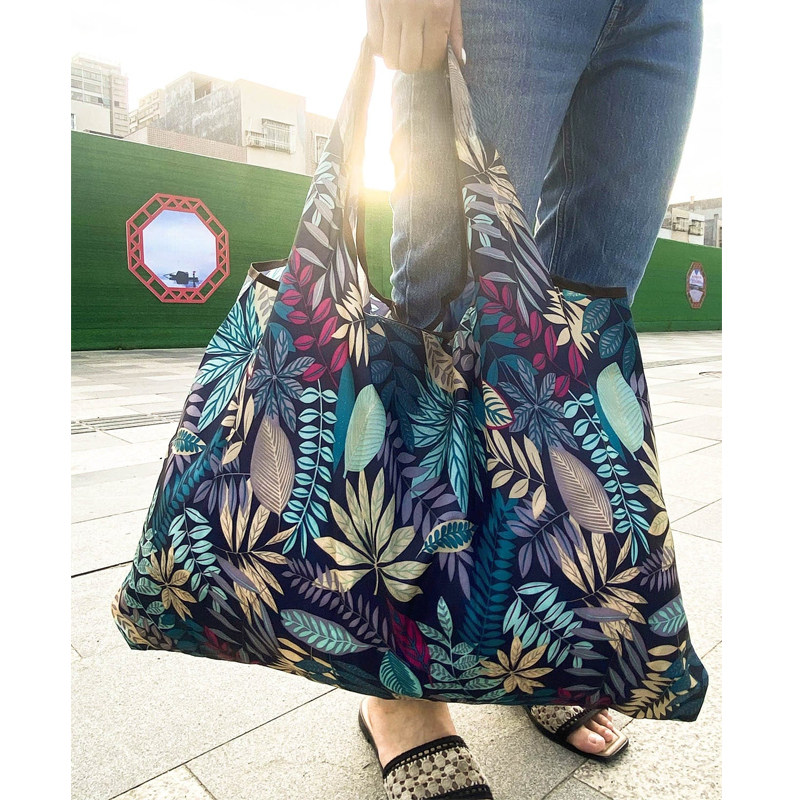 时尚旅行欧美可折叠购物袋单肩轻便携大号手提买菜环保超市买菜包,收纳整理,购物袋/环保袋/帆布袋,淘宝优惠券,粉丝福利购,淘宝优惠卷