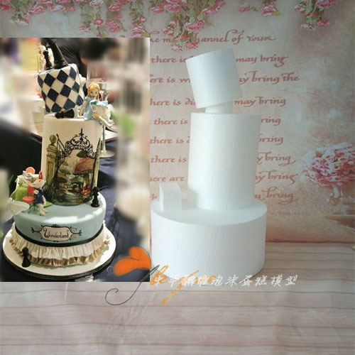 爱丽丝泡沫模型翻糖泡沫模型烘焙泡沫造型爱丽丝场景模型