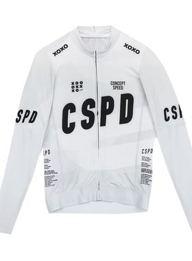 2024新款CSPD夏季男女款户外运动自行车公路车长袖骑行服爆款休闲