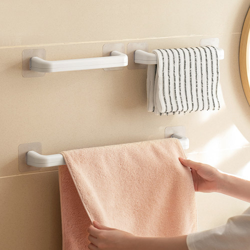 km毛巾挂架免打孔壁挂式简约日式