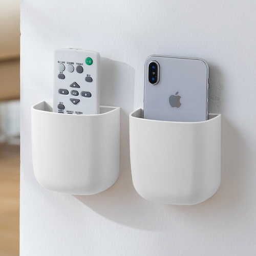 门后简约风手机充电遥控器收纳盒