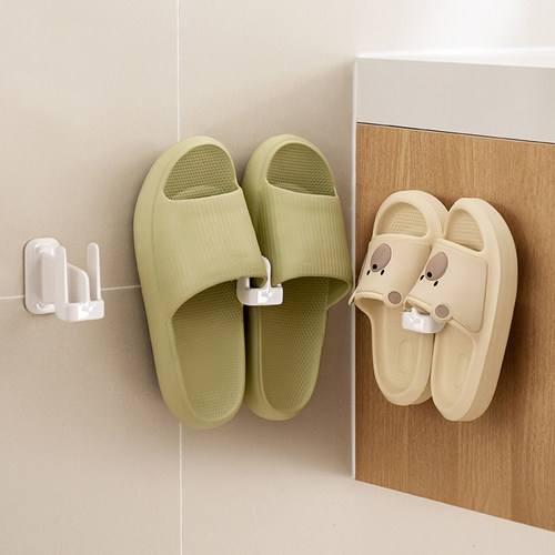 出口日本免打孔拖鞋架省空间
