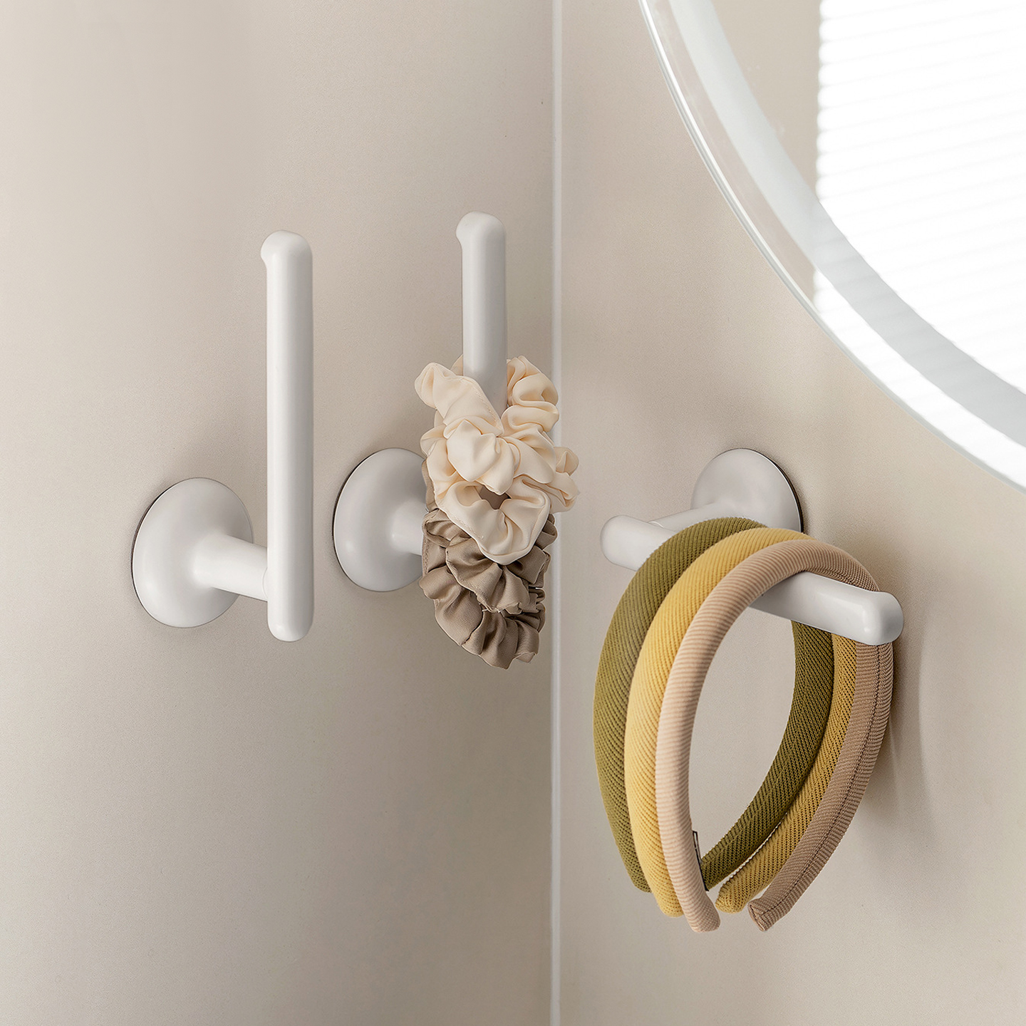 发箍收纳架儿童发圈发饰首饰架头绳发夹卡头箍吸盘饰品挂钩置物架