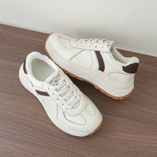 厚底保暖棉鞋 断码 软底阿甘鞋 女百搭休闲运动鞋 清仓小白鞋