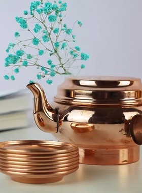 藏式家用红铜朵玛壶净水壶供水瓶