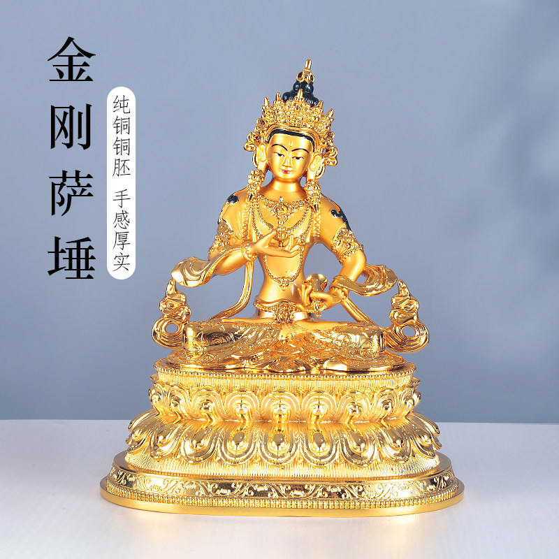 藏式纯铜浮雕系列仿古铜双层莲花