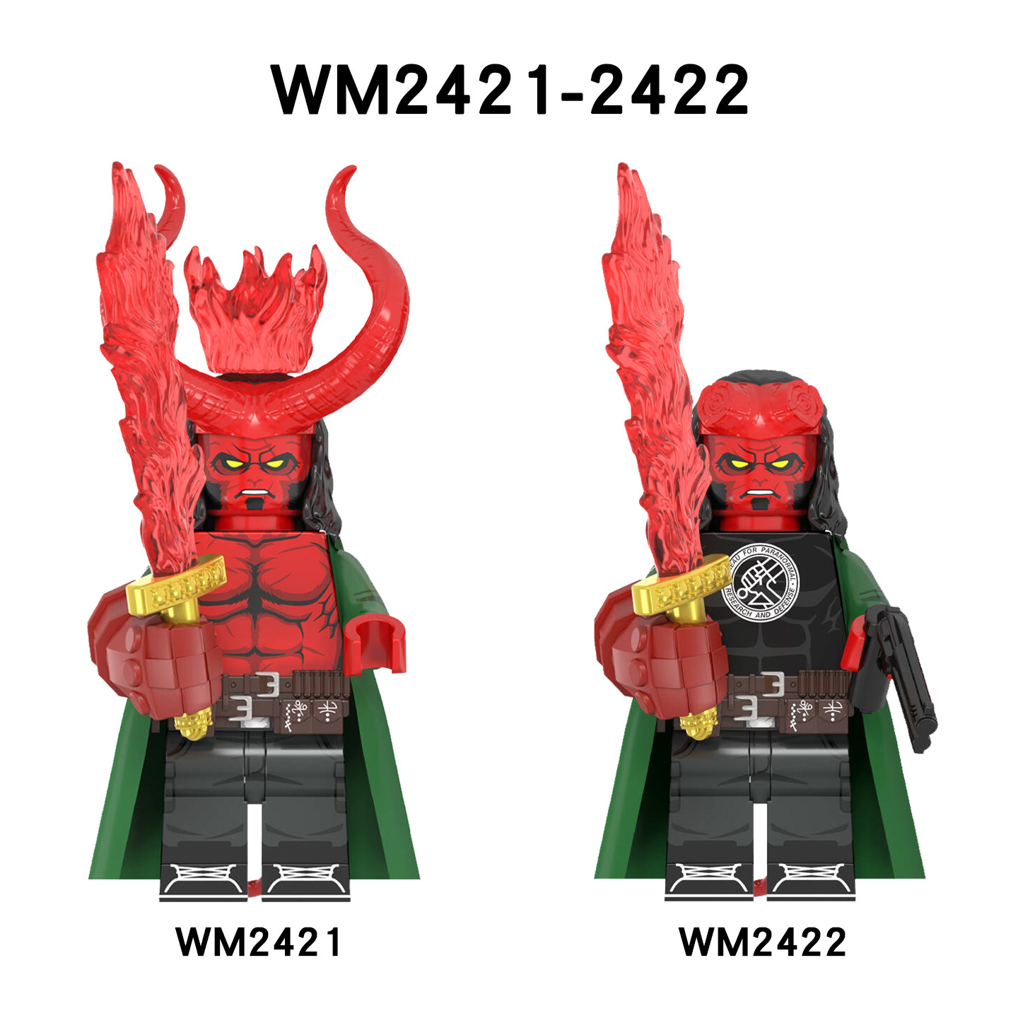WM积木塑料5拼装人仔玩具模型MOC