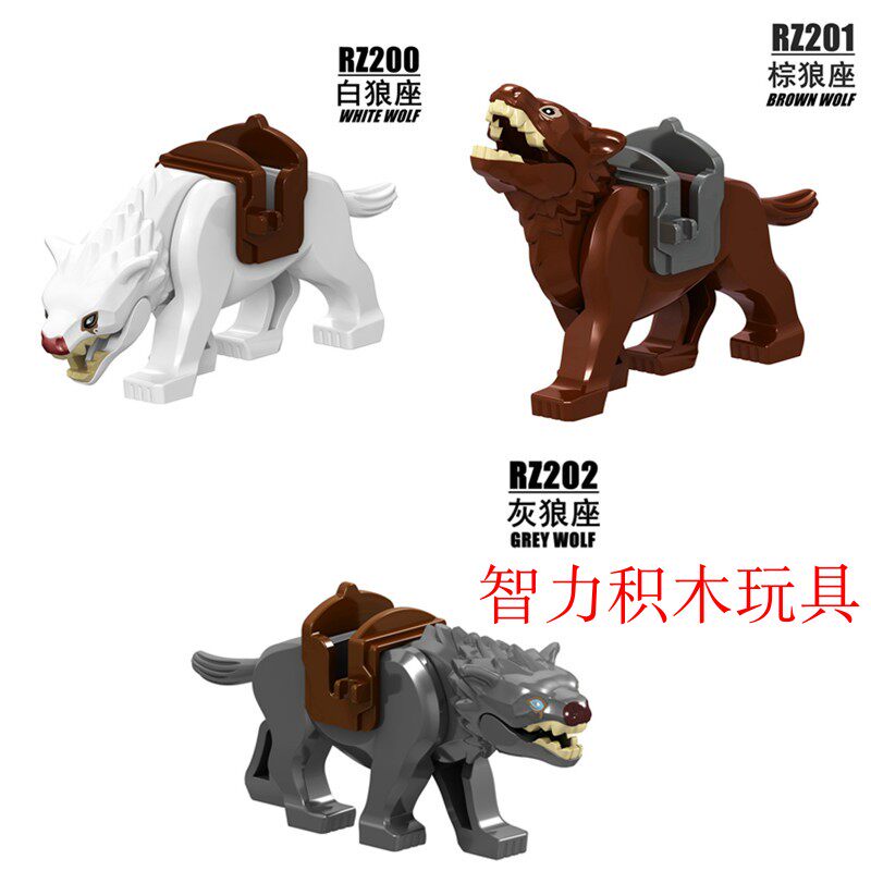 益智人仔玩具国产拼装积木塑料5