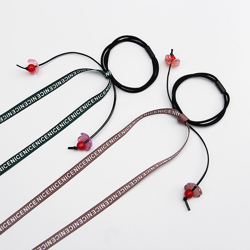 日韩欧美风打结长飘带发绳韩国百搭高弹橡皮筋发圈头绳发饰头饰品