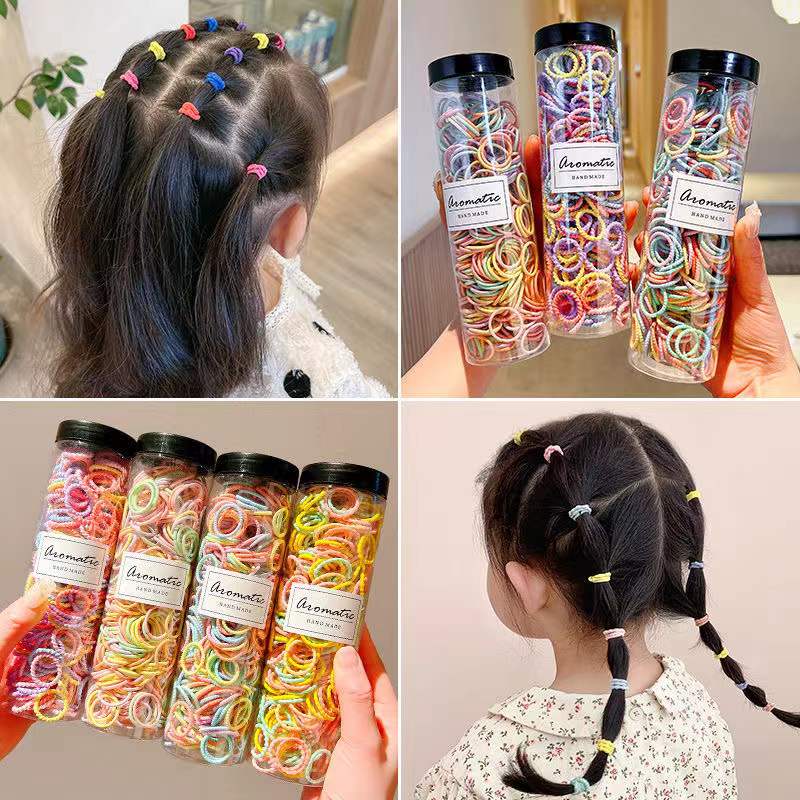 儿童拇指圈糖果色甜美发圈