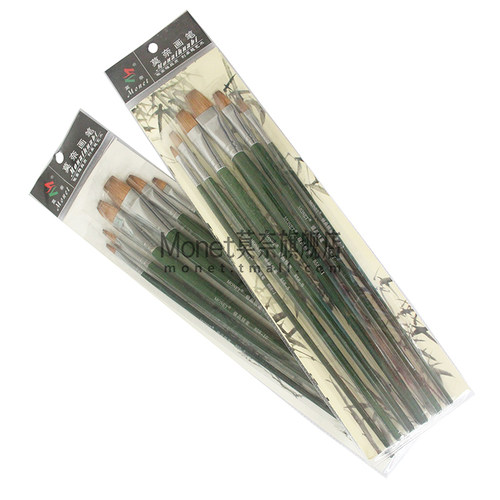 狼毫油画笔手绘笔刷莫奈