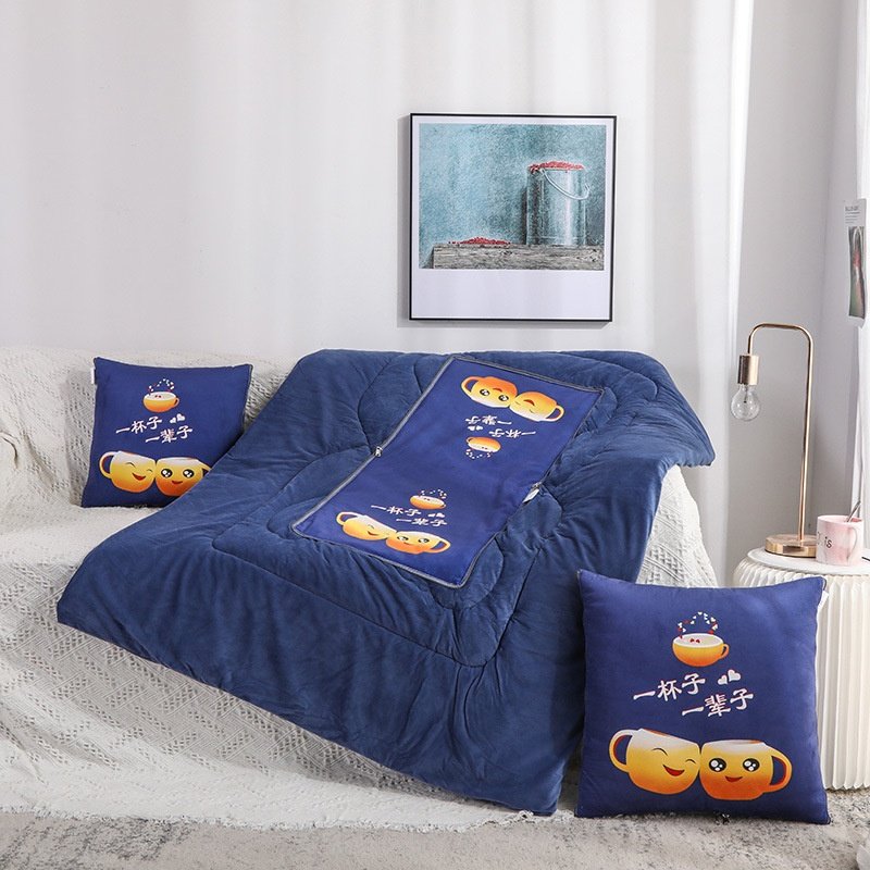 冬季加厚保暖抱枕被两用 靠垫被水晶绒抱枕被子免费定 制图案logo,居家布艺,抱枕被,淘宝优惠券,粉丝福利购,淘宝优惠卷