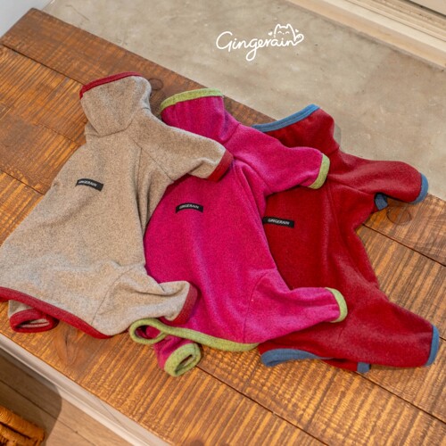 GINGERAIN 外出立裁四腿德文猫无毛猫衣服阳离子护肚高领卫衣