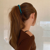 韩国进口磨砂竖式 发卡头发夹子小号香蕉夹发量少竖夹马尾发夹头饰