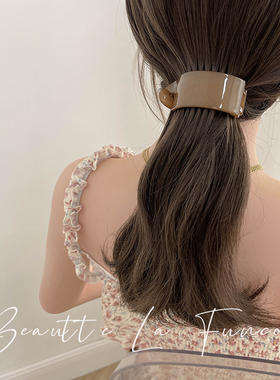 韩国进口气质香蕉夹发量少高马尾发夹竖夹横夹小号竖式防滑发卡夏