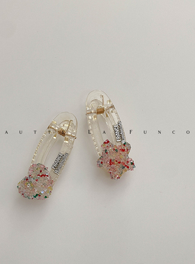 FUNCOCO｜彩虹砂糖~无痕定妆发夹法式百搭刘海夹侧边夹碎发夹顶夹