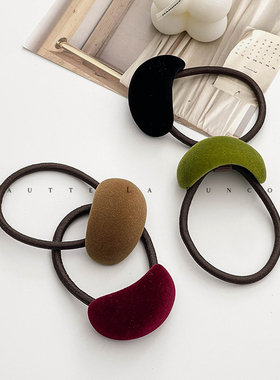 橡皮筋女扎头发圈女高马尾头绳2024新款发绳耐用发饰皮套女成人