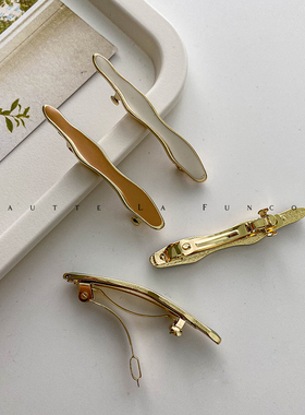 出口日本迷你小号弹簧夹一字夹侧边刘海发夹碎发夹子日系小众发饰