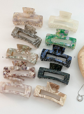 出口日本新款发夹女盘发后脑勺抓夹女高级感鲨鱼夹发抓夹子发量少