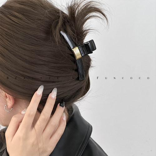 Funcoco发量少高级感鲨鱼夹