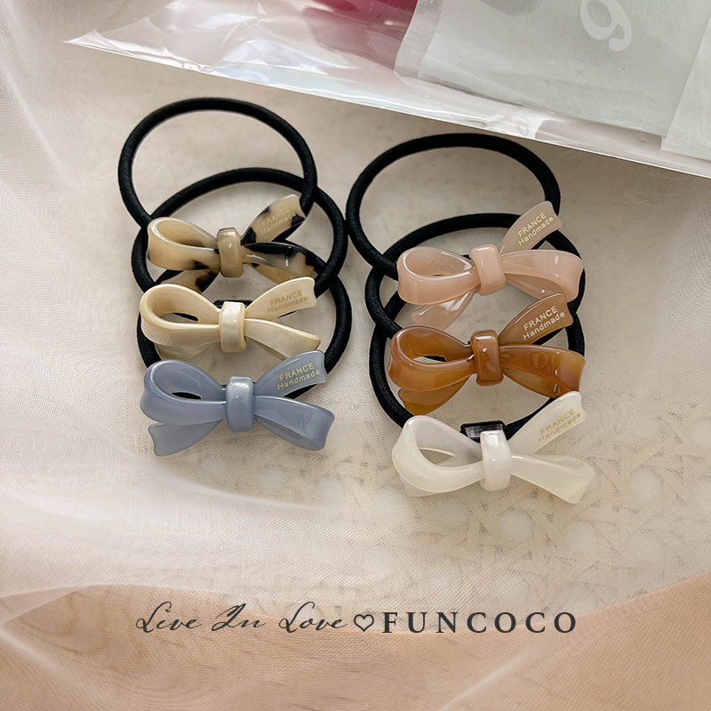 简约气质百搭精致醋酸发圈头饰