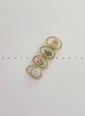 出口日本手作の干花森系仙美发夹