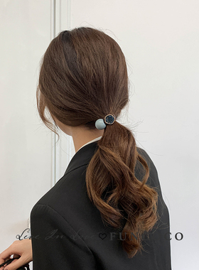 韩国东大门高级感网红风爆款简约气质发圈橡皮筋扎马尾头绳女头饰