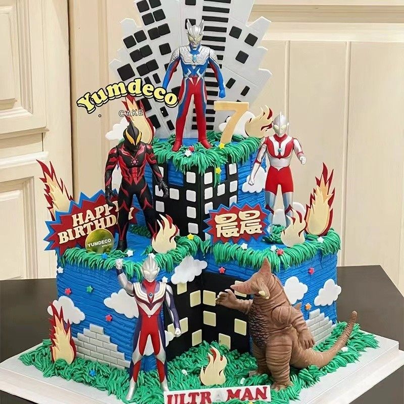 上海赛罗迪迦泽塔奥特曼打怪兽儿童男孩生日蛋糕十周上海广州深圳,零食/坚果/特产,生日/节日蛋糕,淘宝优惠券,粉丝福利购,淘宝优惠卷