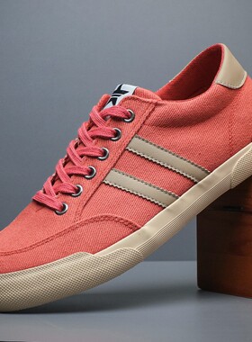 闪步男款帆布鞋板鞋休闲鞋24147