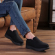 棉鞋 精美刺绣休闲保暖加厚防滑聚氨酯无胶注压男士 新款 冬季