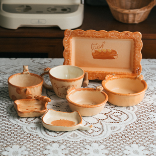 手绘陶瓷咖啡杯碟套装家用下午茶杯碟套装