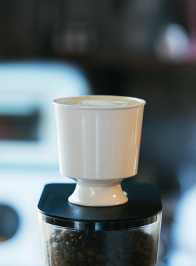 景德镇高脚杯咖啡杯手工陶瓷杯子高足中式清酒杯杯少女心随手杯